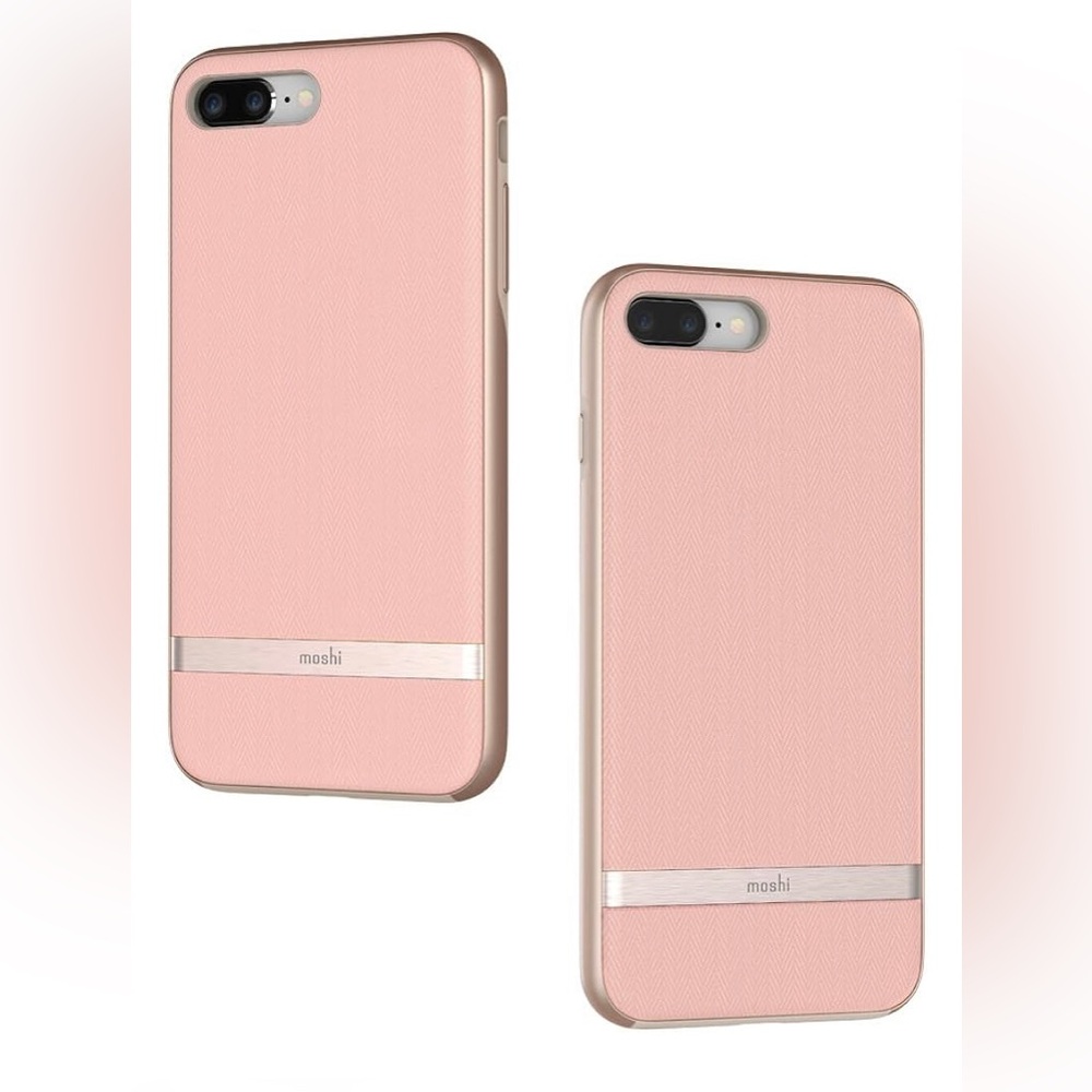 NEW Moshi Vesta Fabric Hardshell Case for iPhone 8/7 Blossom Pink